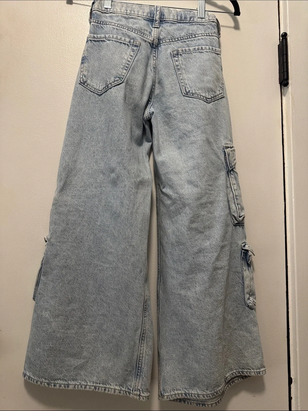 GAP Light Blue Cargo Denim Jeans for Kids - Utility Pockets